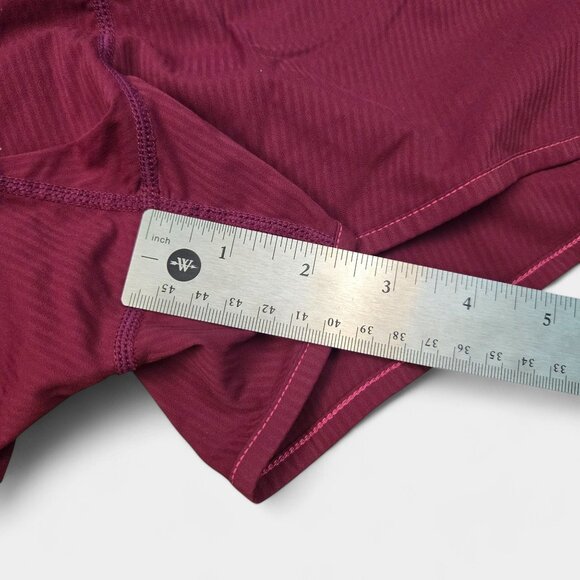 Lululemon Wet Dry Warm Speed Shorts 6 Plum Pink Pull On Running Athletic - Picture 9 of 10